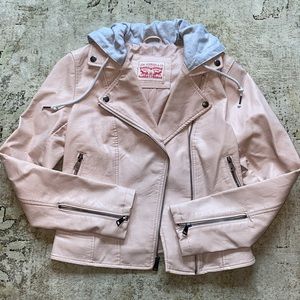 Levi Strauss & Co. Pink Leather Jacket